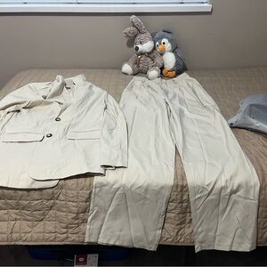 SHEIN Cream Fabric Detail